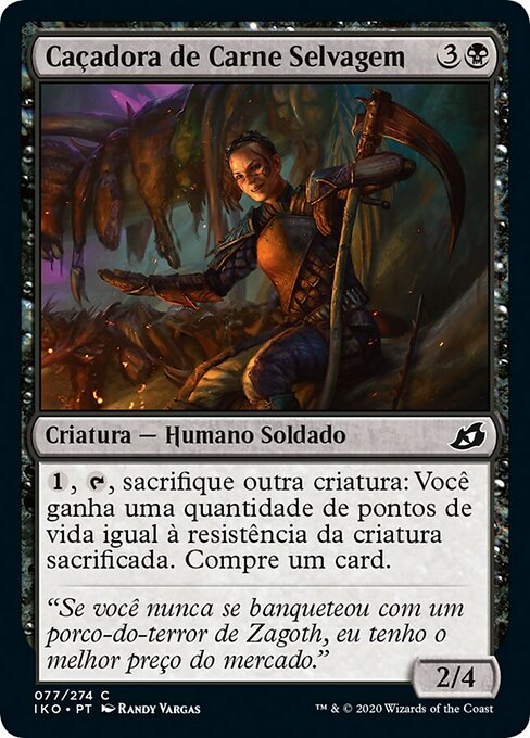 Caçadora de Carne Selvagem