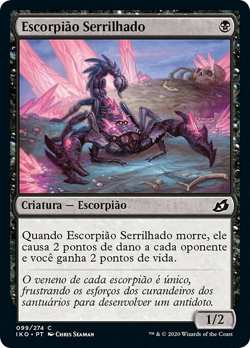 Escorpião Serrilhado