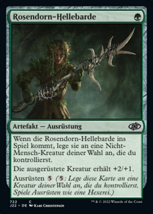 Rosethorn Halberd