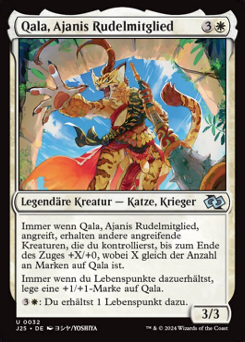 Qala, Ajani's Pridemate