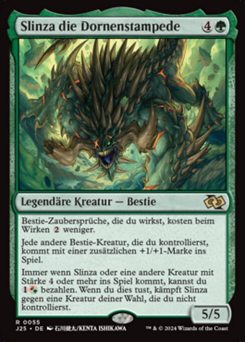 Slinza, the Spiked Stampede