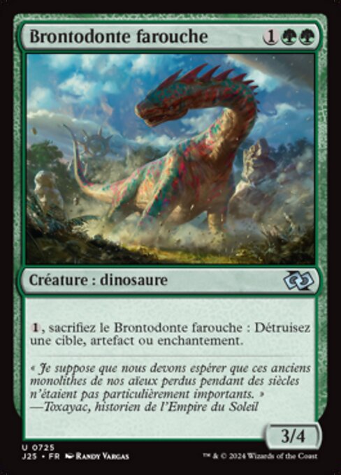 Thrashing Brontodon