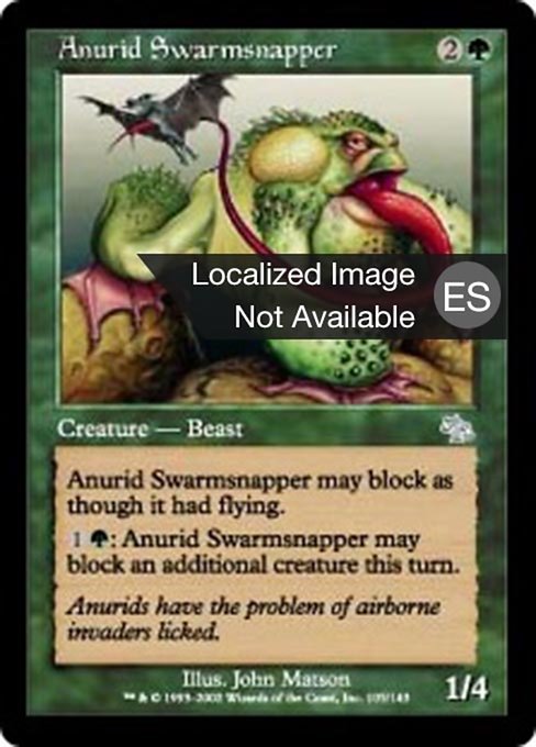 Tragaenjambres anuro