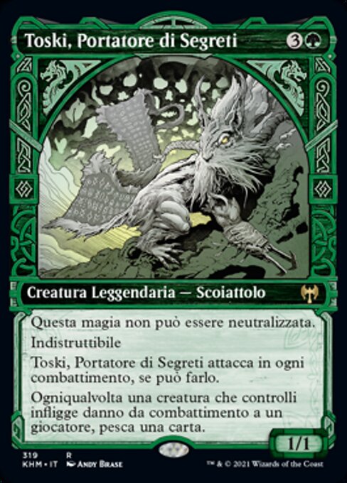 Toski, Portatore di Segreti