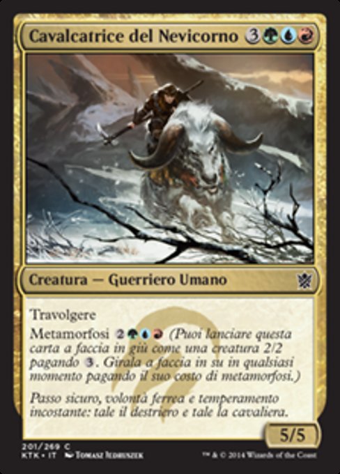 Cavalcatrice del Nevicorno