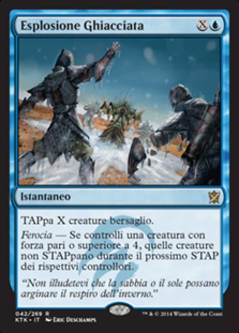 Esplosione Ghiacciata