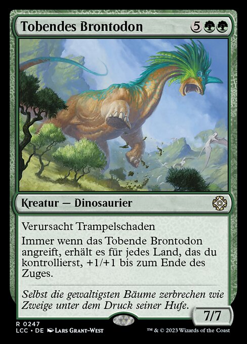 Rampaging Brontodon