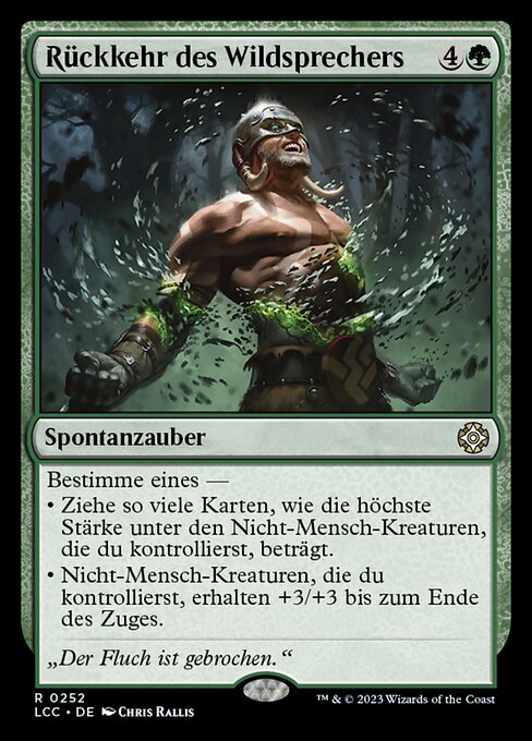 Return of the Wildspeaker