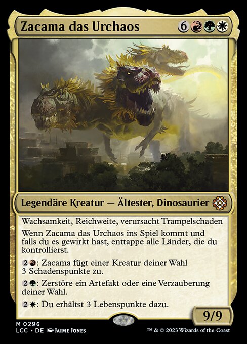 Zacama, Primal Calamity