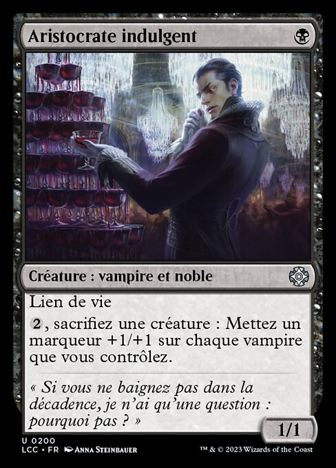Indulgent Aristocrat