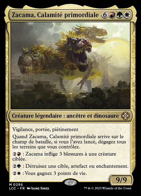 Zacama, Primal Calamity