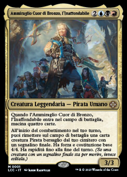 Ammiraglio Cuor di Bronzo, l'Inaffondabile