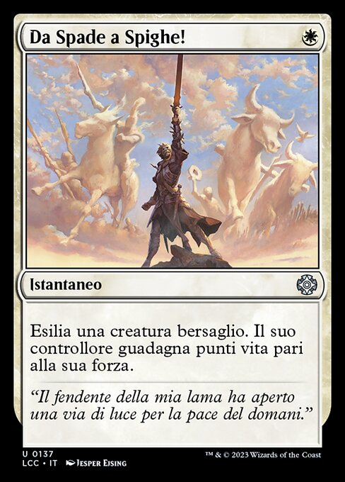 Swords to Plowshares