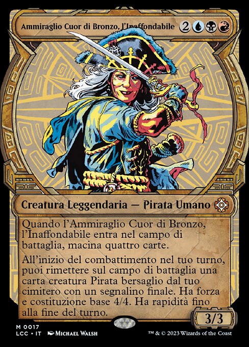 Ammiraglio Cuor di Bronzo, l'Inaffondabile