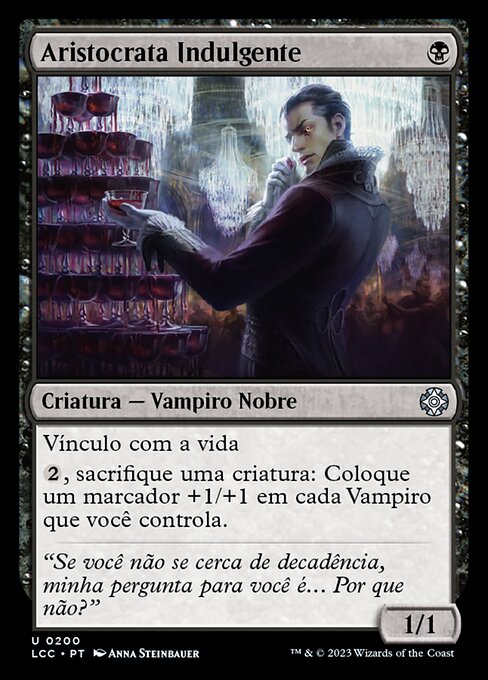 Indulgent Aristocrat