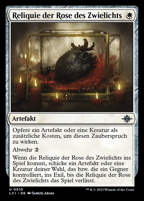 Reliquie der Rose des Zwielichts