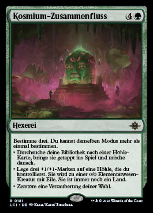 Kosmium-Zusammenfluss