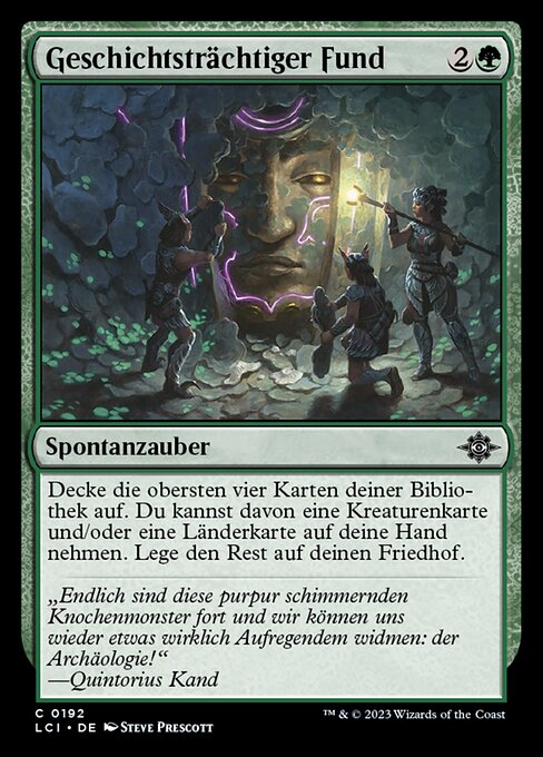 Geschichtsträchtiger Fund