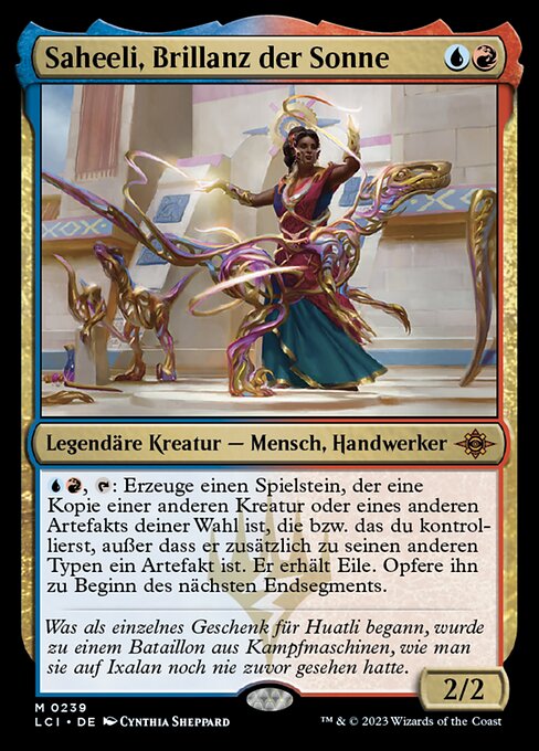 Saheeli, Brillanz der Sonne