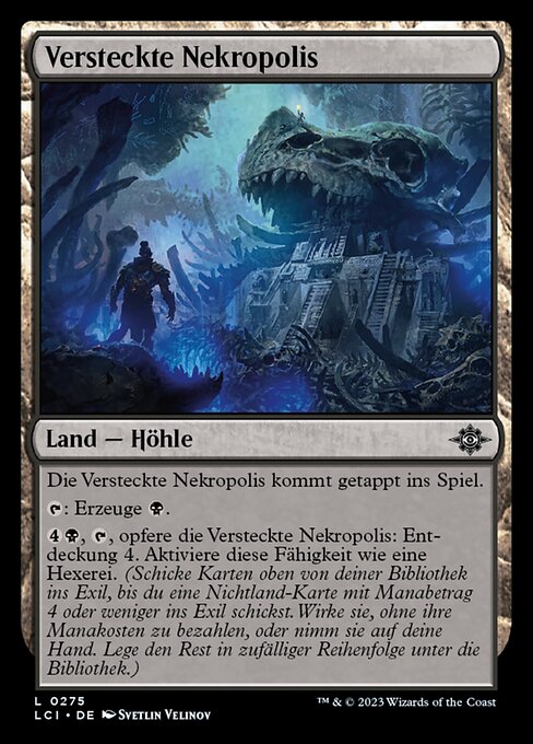 Versteckte Nekropolis