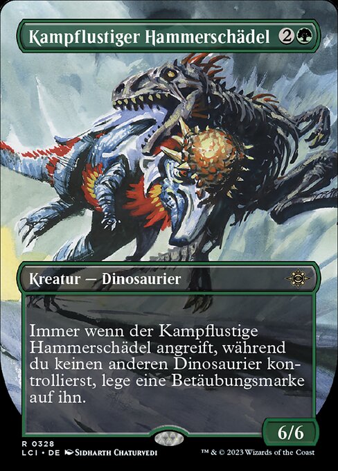 Kampflustiger Hammerschädel