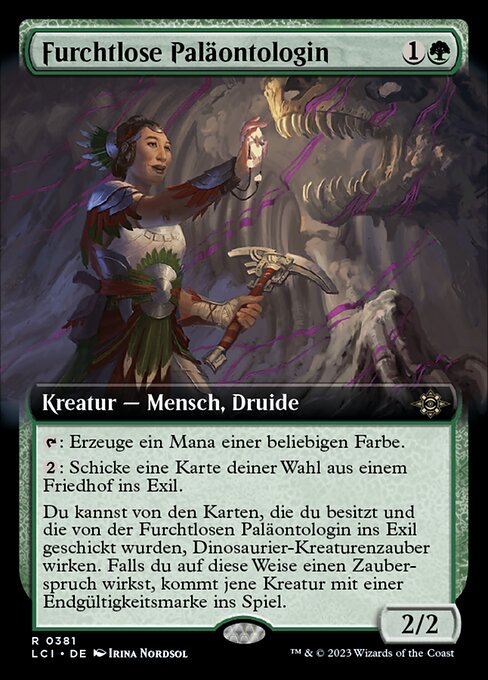 Furchtlose Paläontologin