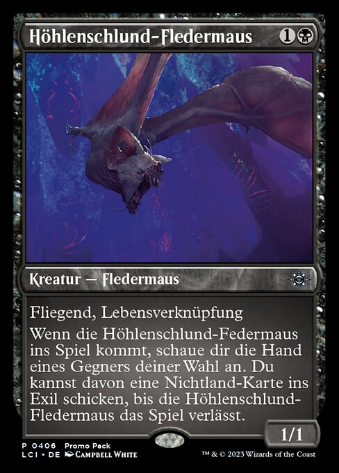 Höhlenschlund-Fledermaus