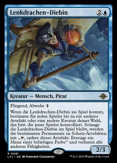 Lenkdrachen-Diebin