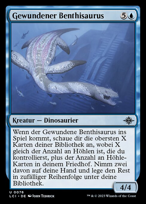Gewundener Benthisaurus