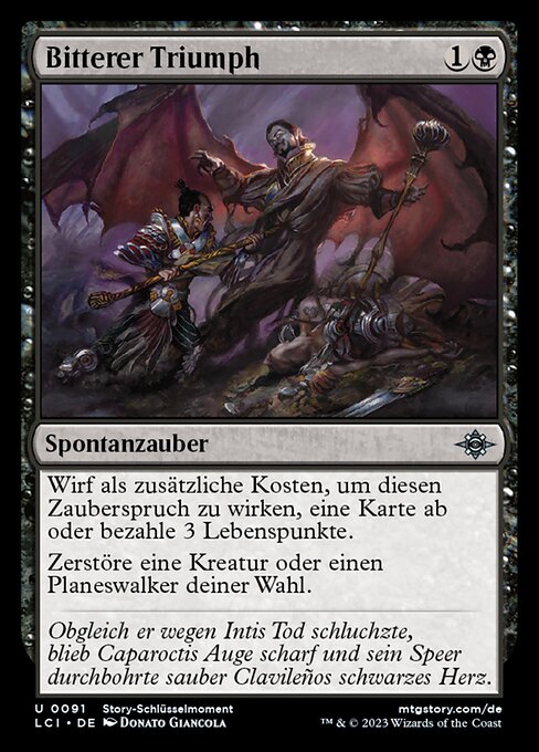 Bitterer Triumph