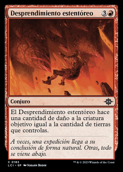 Desprendimiento estentóreo