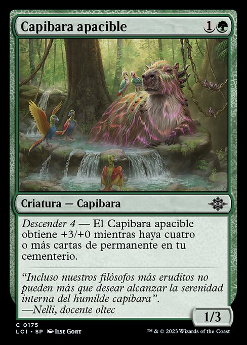 Capibara apacible
