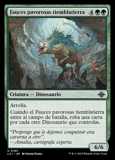 Fauces pavorosas tiemblatierra