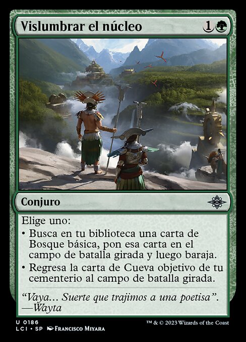 Vislumbrar el núcleo