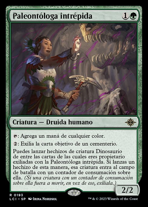 Paleontóloga intrépida