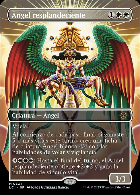 Ángel resplandeciente