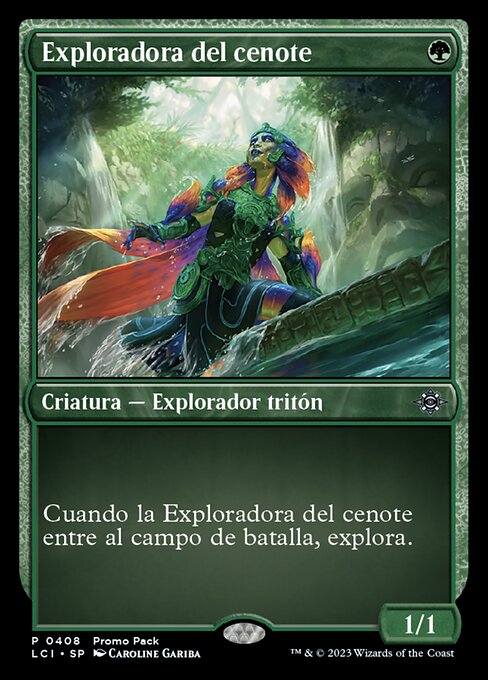 Exploradora del cenote