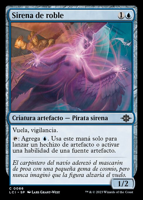 Sirena de roble