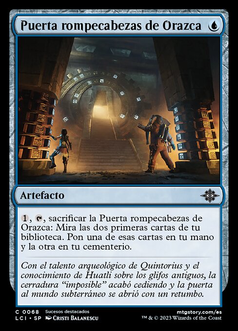 Puerta rompecabezas de Orazca