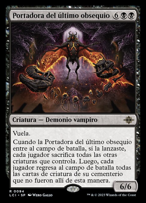 Portadora del último obsequio