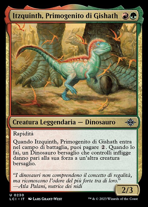 Itzquinth, Primogenito di Gishath