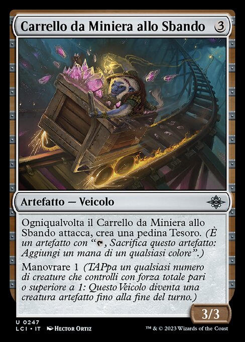 Carrello da Miniera allo Sbando