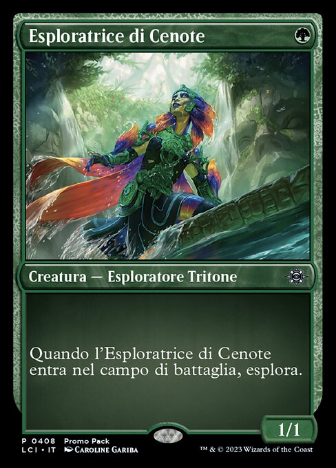 Esploratrice di Cenote