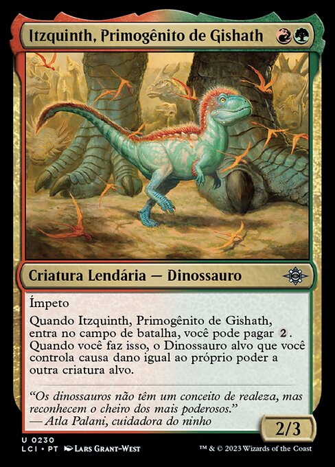 Itzquinth, Firstborn of Gishath