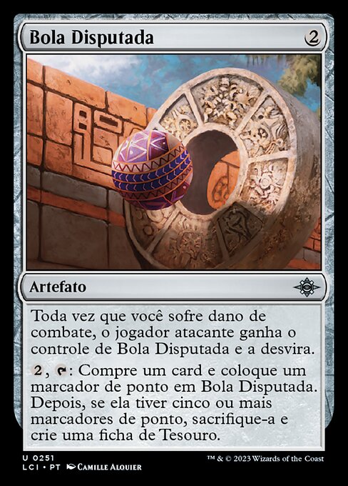 Bola de Jogo Disputada