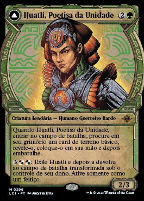 Huatli, Poet of Unity // Roar of the Fifth People
