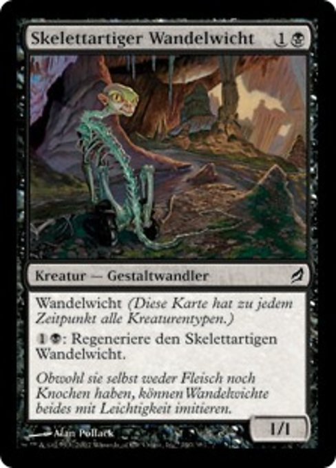 Skelettartiger Wandelwicht