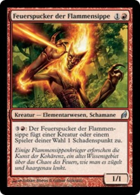 Feuerspucker der Flammensippe