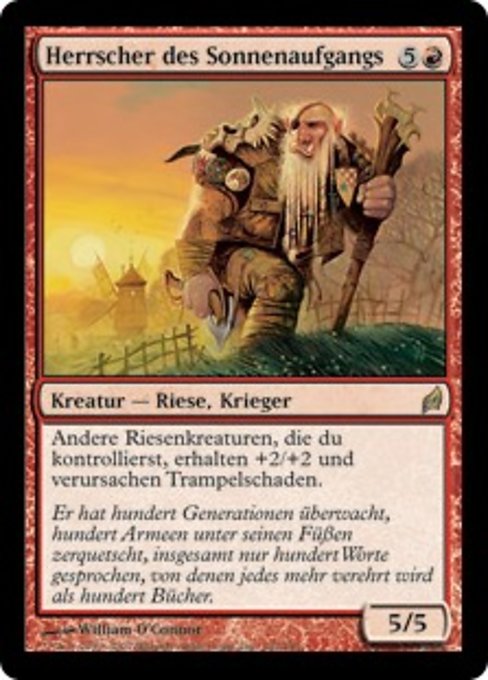 Herrscher des Sonnenaufgangs