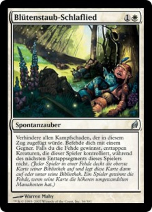 Blütenstaub-Schlaflied